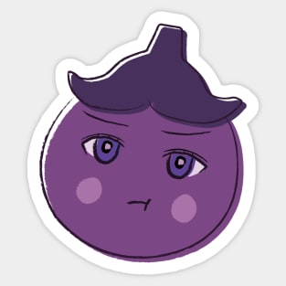 Fern as an eggplant Sticker